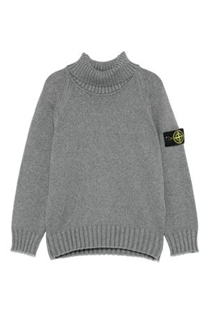 grey cotton jumper STONE ISLAND KIDS | 8116504A2V0M67